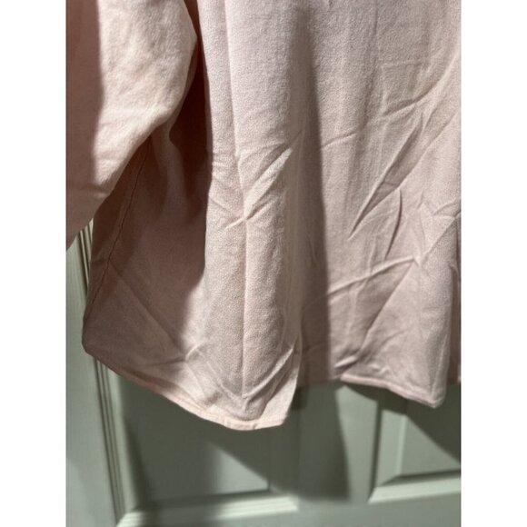 Precious Fibers Women Collared 100% Cashmere Cardigan Pink Size 2X - Picture 2 of 7